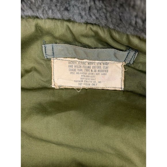 Vietnam VN War USAF Air Force TYPE N-3/B N3B Flight Flying Jacket X Large 1960's - Picture 12 of 12